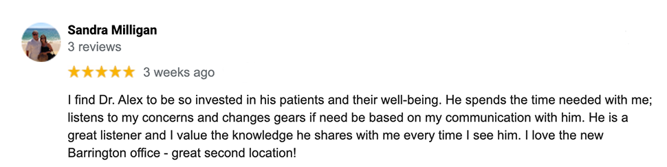 Chiropractic Barrington NH Sandra Testimonial Chiropractic Barrington NH Sandra Testimonial